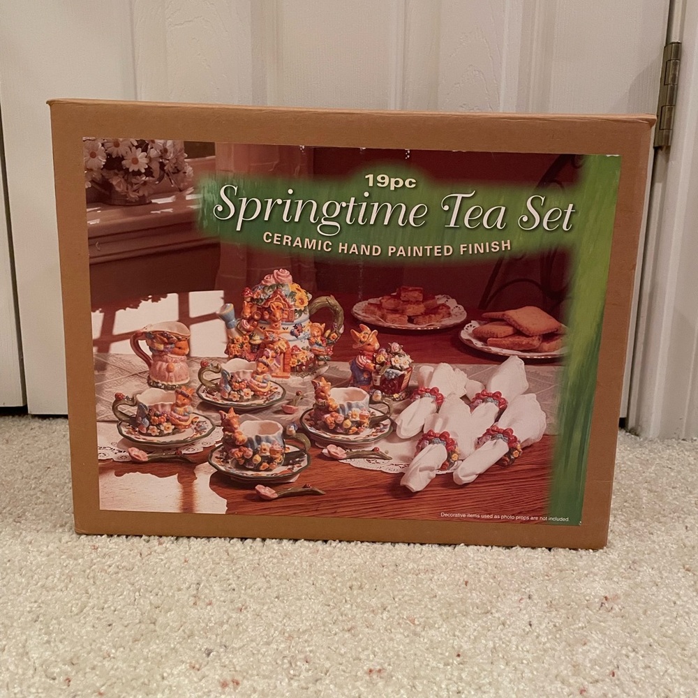 Springtime Ceramic Tea Set